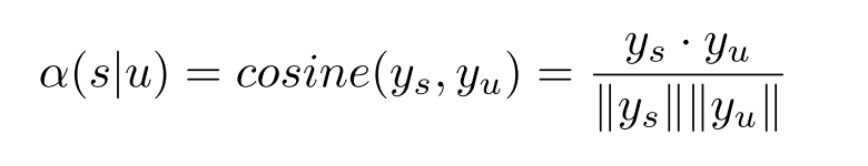 Cosine Similarity of Sentence
