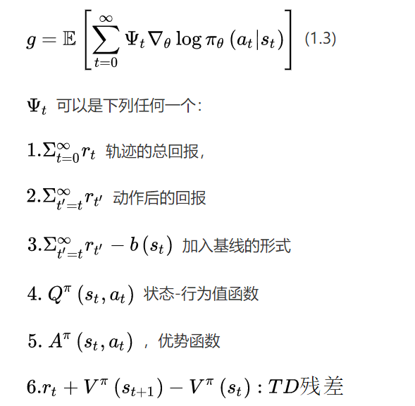 Different Reward Function